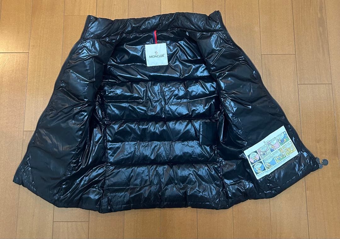 MONCLER モンクレール レディース ダウンベスト サイズ0 ブラック