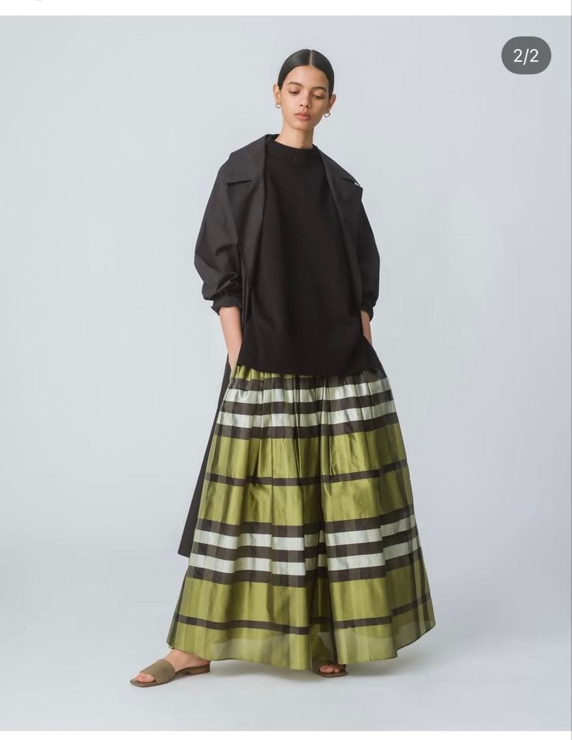 ebure(エブール)ハイカウント シルクコットン トレンチ コート