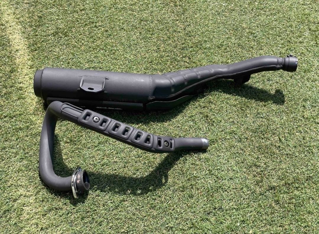 YAMAHA tw225 純正　マフラー　サイレンサー　ガスケット&ボルト付き