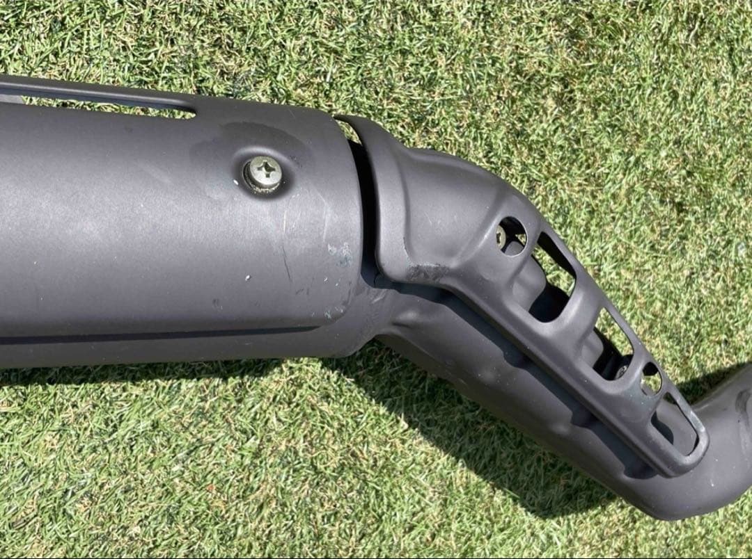 YAMAHA tw225 純正　マフラー　サイレンサー　ガスケット&ボルト付き