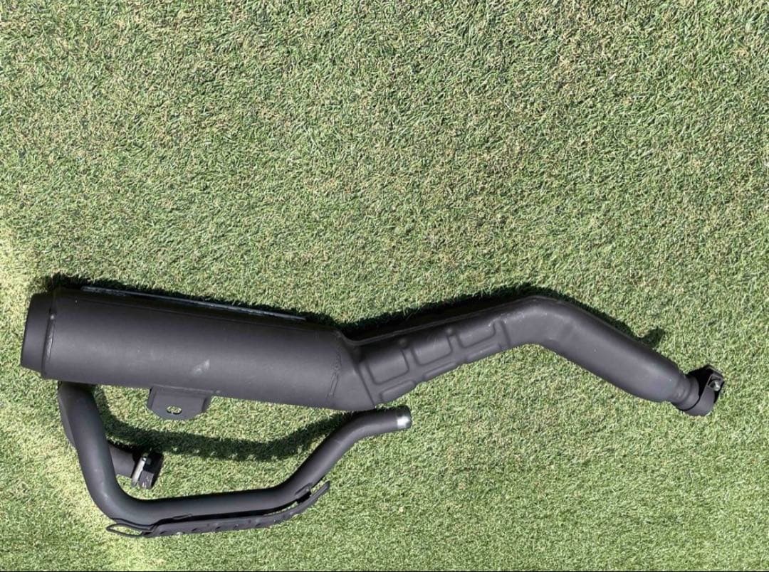 YAMAHA tw225 純正　マフラー　サイレンサー　ガスケット&ボルト付き