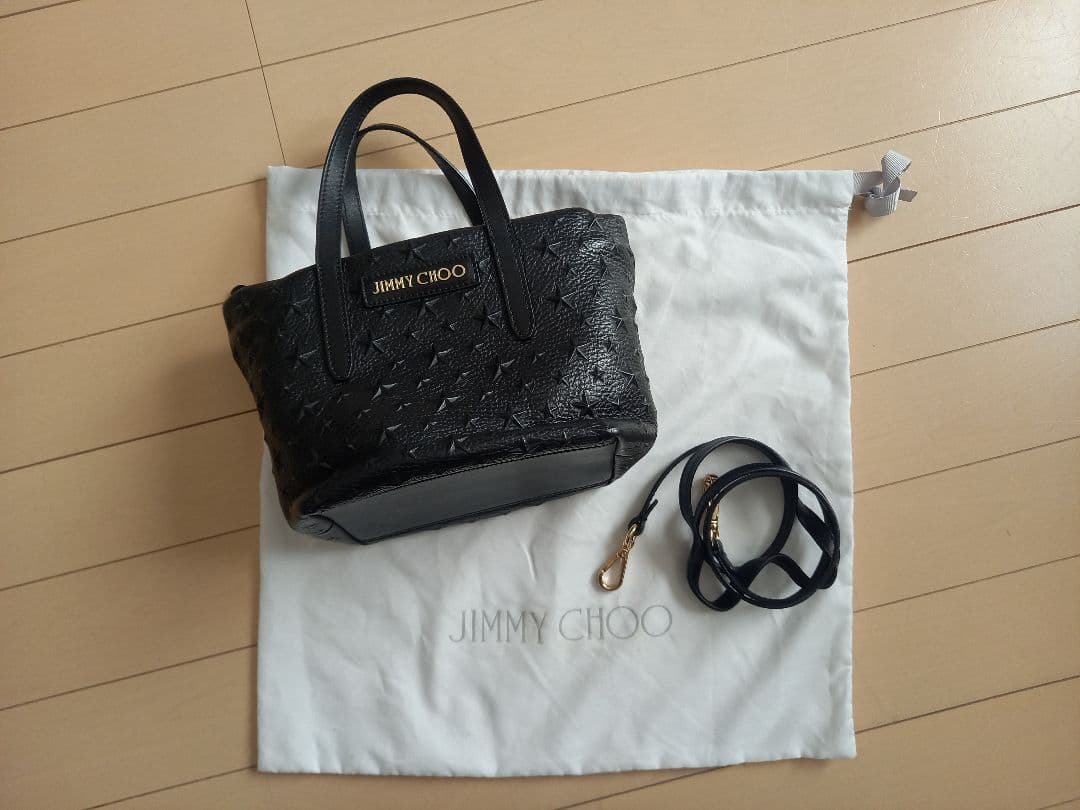 JIMMY CHOO　ジミーチュウ　ミニサラ　ブラック