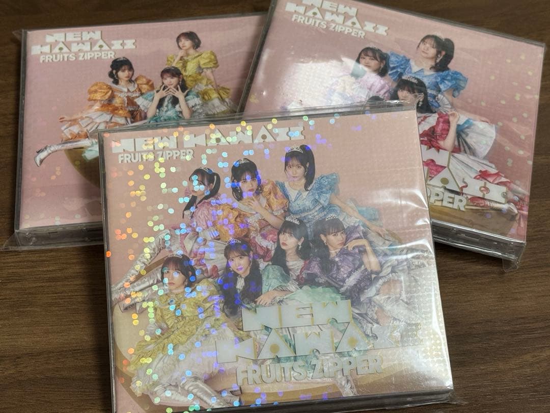 NEW KAWAII-FRUITS ZIPPER 初回限定盤A、B、C3枚セット