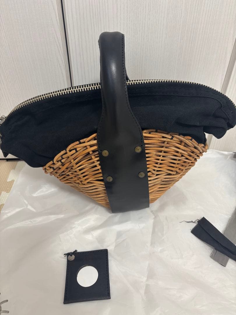 エバゴス ebagos ワンハンドル　かごバック