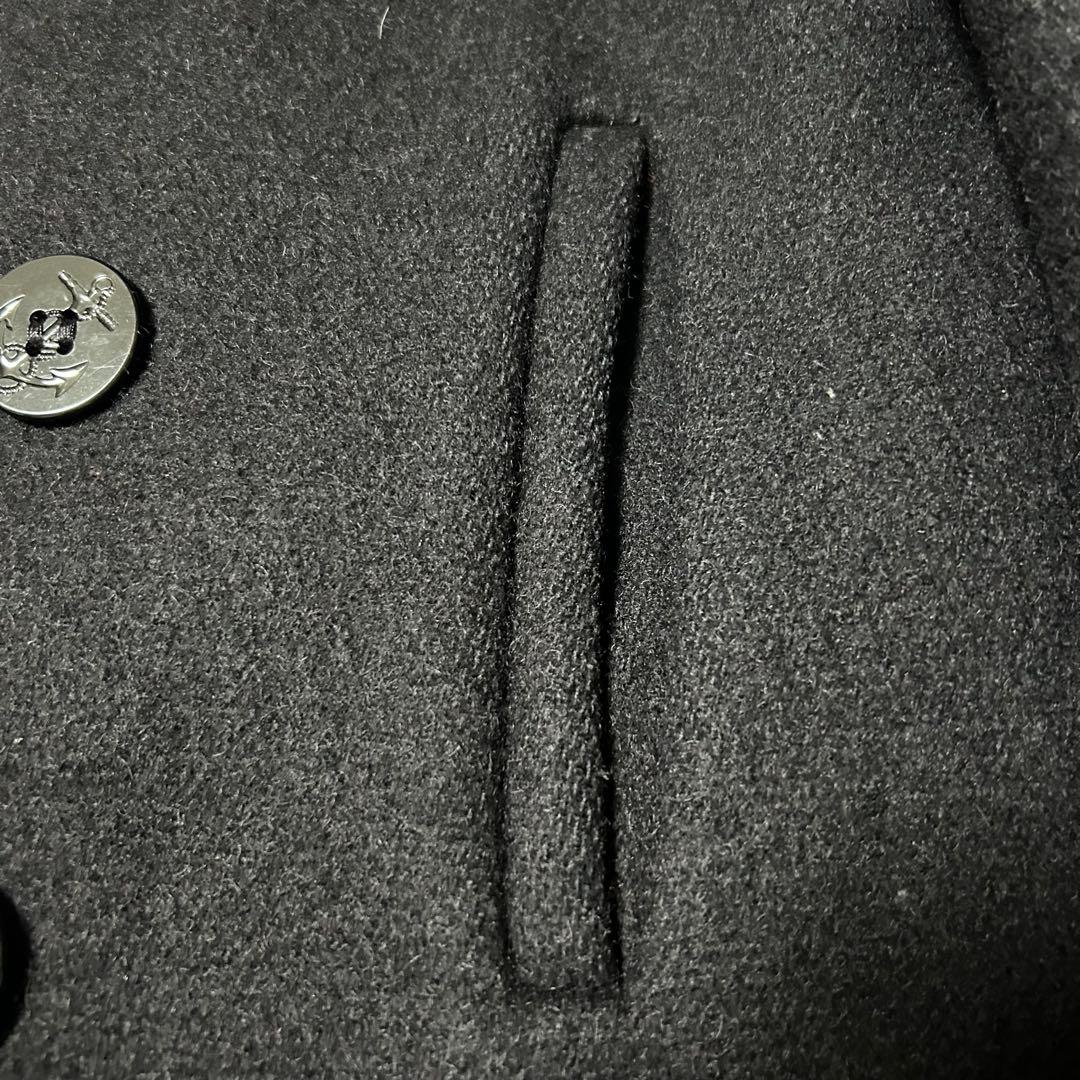 美品　Schott ピーコート ダブル キルティング　740N 黒　USA L