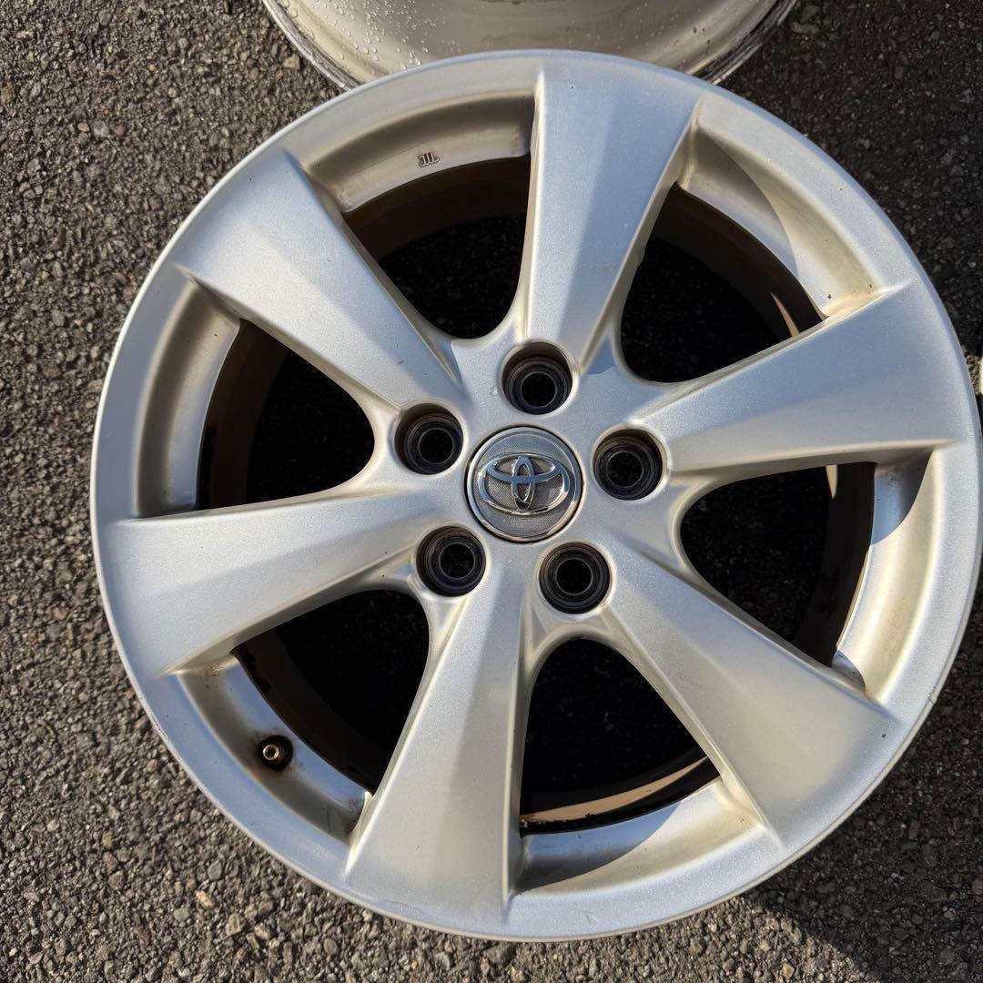 【4本セット送料込み】17×7J+50 5H 114.3 エスティマ純正ホイール