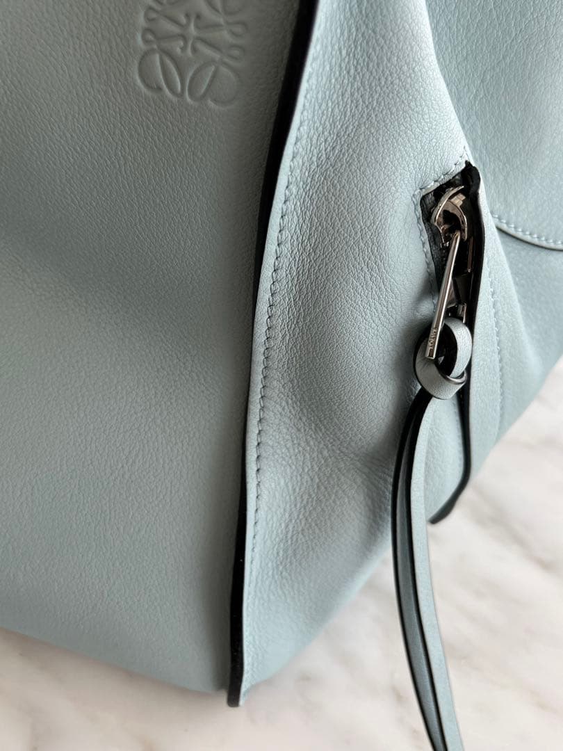 LOEWE ハンモック　スモール　ライトブルー 2wayショルダーバッグ