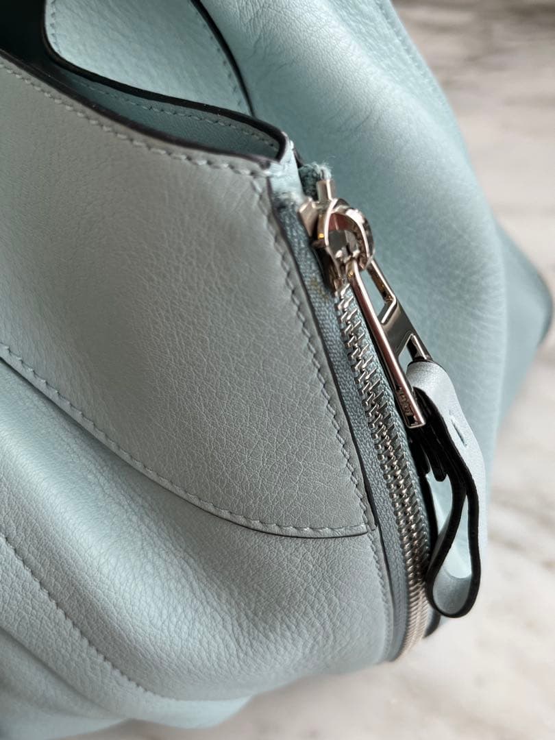 LOEWE ハンモック　スモール　ライトブルー 2wayショルダーバッグ