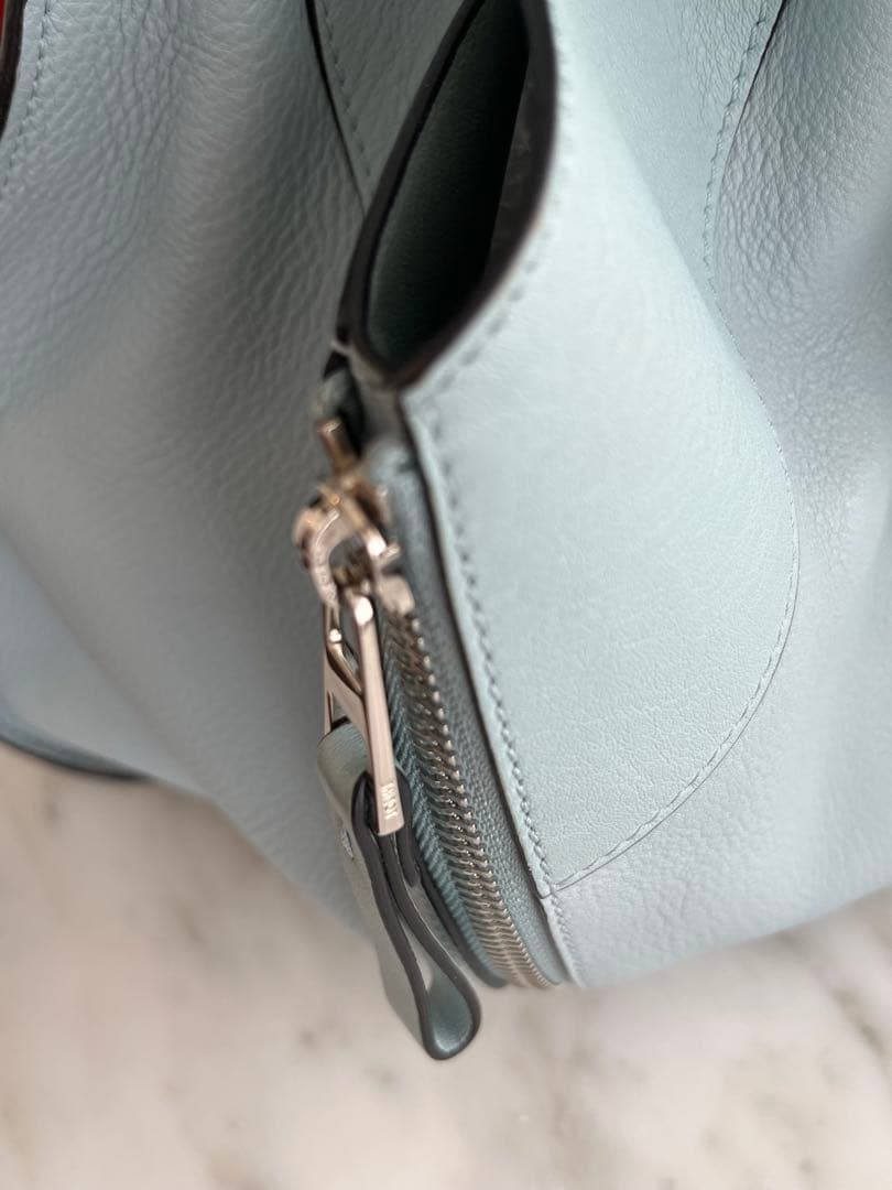 LOEWE ハンモック　スモール　ライトブルー 2wayショルダーバッグ