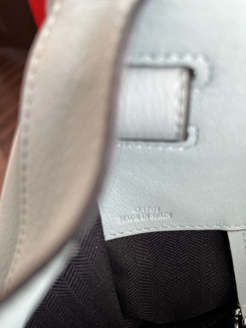 LOEWE ハンモック　スモール　ライトブルー 2wayショルダーバッグ