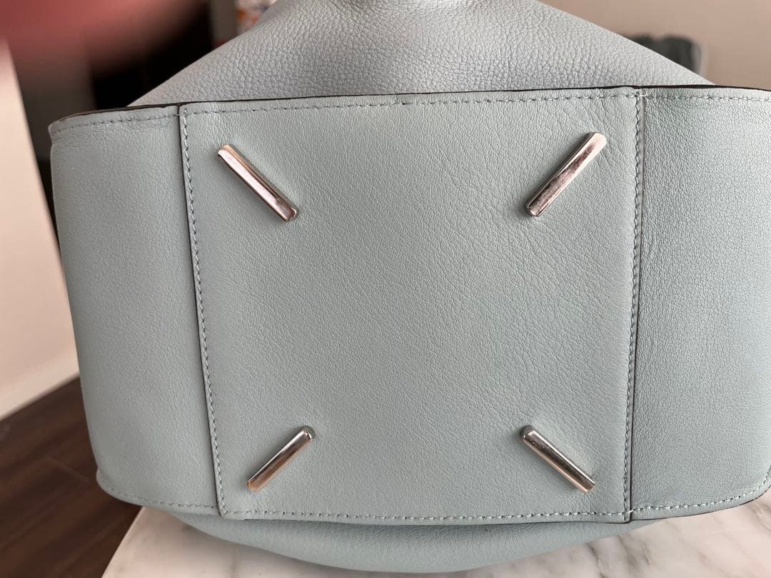 LOEWE ハンモック　スモール　ライトブルー 2wayショルダーバッグ