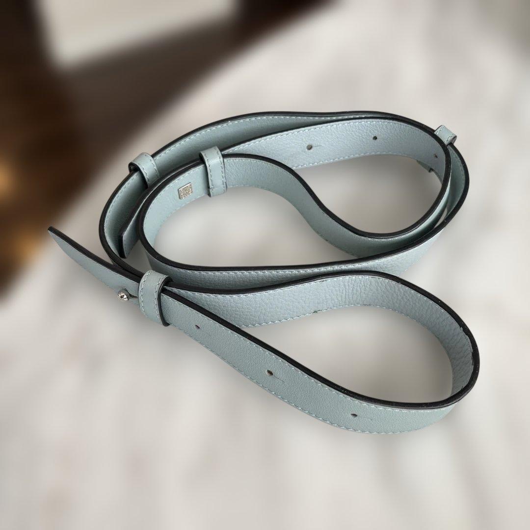 LOEWE ハンモック　スモール　ライトブルー 2wayショルダーバッグ