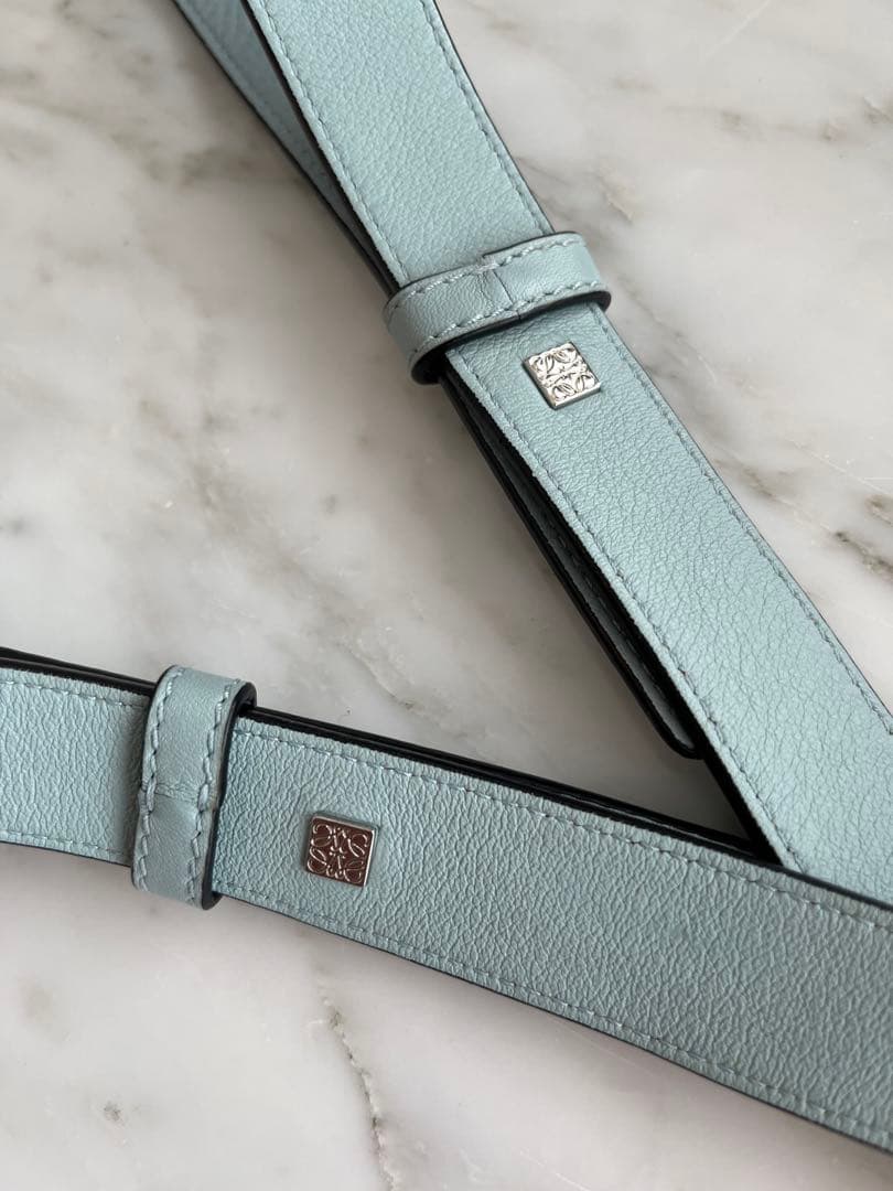 LOEWE ハンモック　スモール　ライトブルー 2wayショルダーバッグ