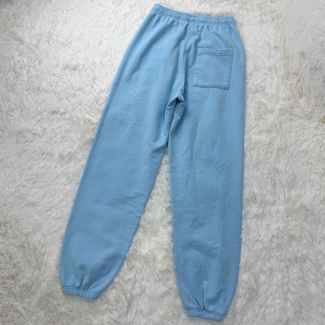 新品♡Sporty & Rich スポーティー＆リッチ ロゴ パンツ サックス