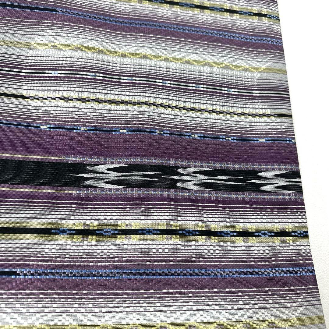 専用帯6146 ●高級 正絹 花織 全通 名古屋仕立て 名古屋帯