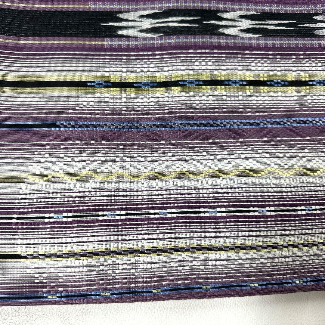 専用帯6146 ●高級 正絹 花織 全通 名古屋仕立て 名古屋帯