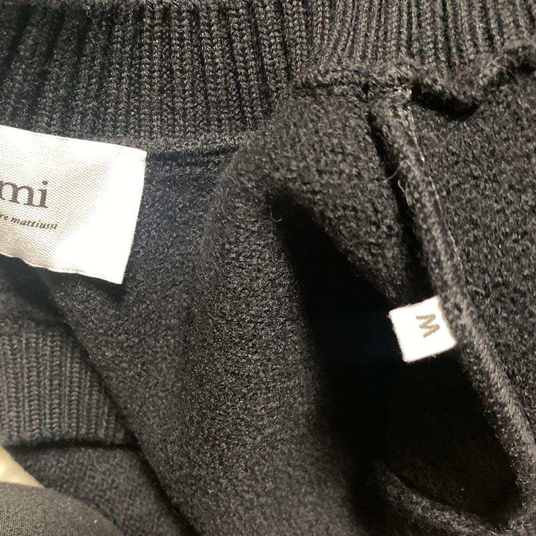 極美品✨ami paris ニットベスト ブラック M 正規品