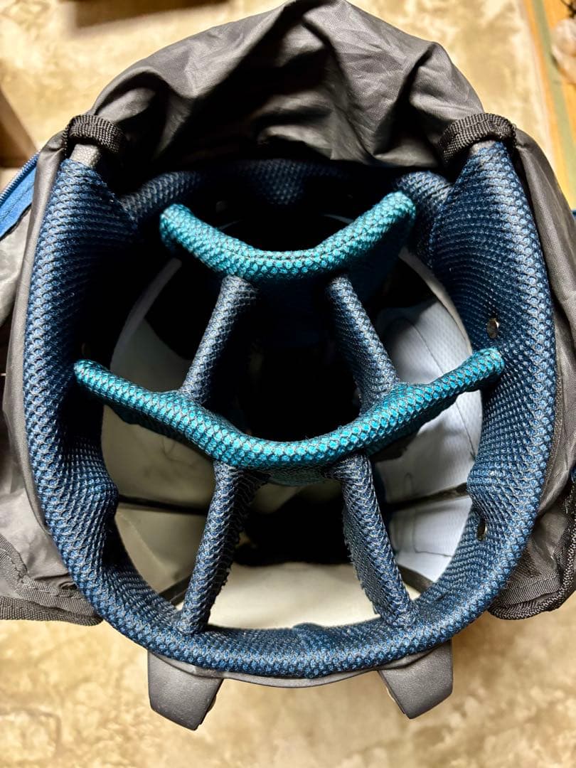 【美品】キャロウェイ スタンド キャディバッグ 7分割 軽量 ブルー