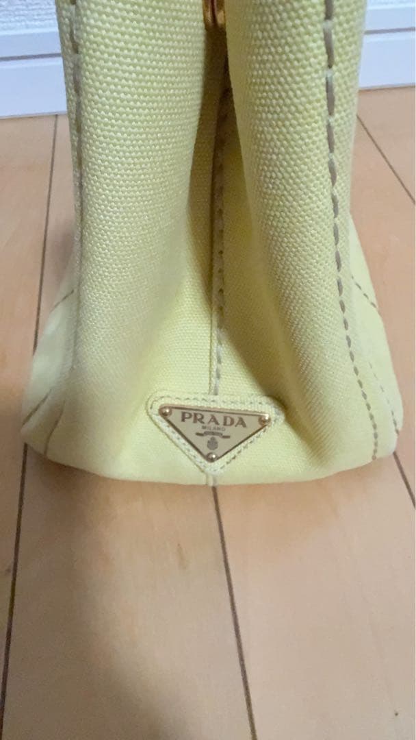 PRADA カナパS 黄色