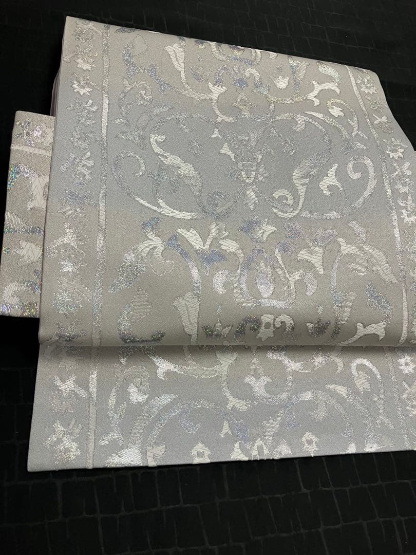 お仕立て上がり名古屋帯　新品未使用品　正絹　西陣織　No.359