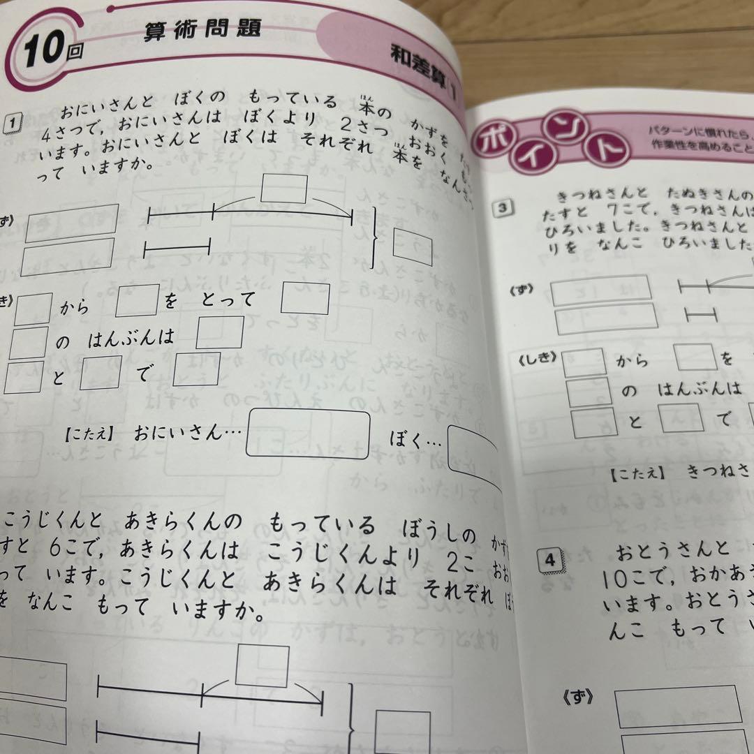 最レベ 奨学社 小1国語 算数 小学生特進クラス 4冊 しょうがく社1年