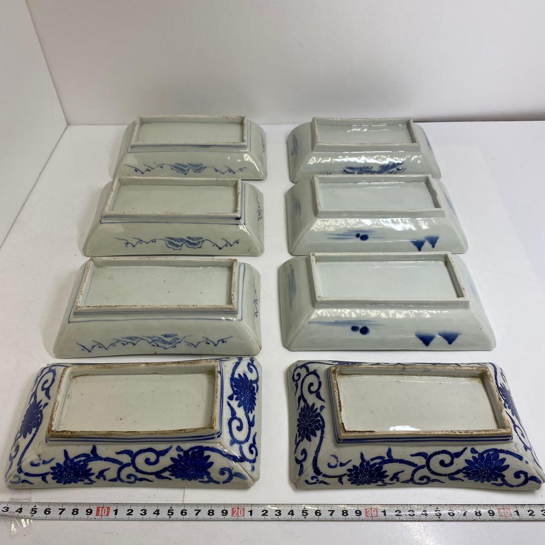 古伊万里　小皿・長皿等　w12.8/15.5/16.6cm 東K7-1215①