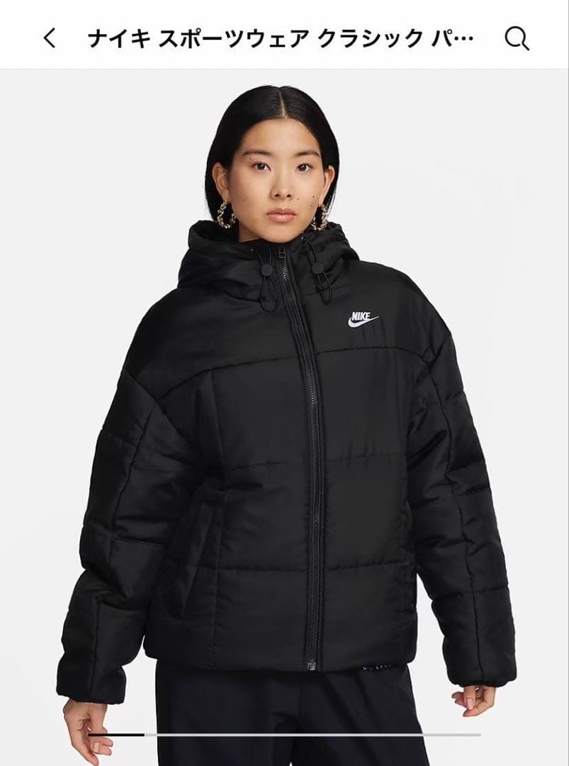 ゴロジャム 様リクエストNIKE アウター　フード　ジャケット　ブラック