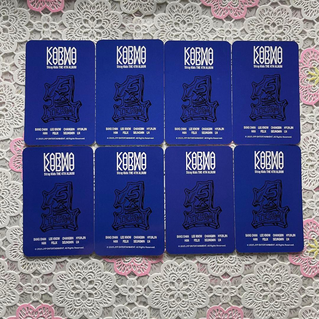 StrayKids ユニフォーム KARMA ポップアップ トレカ 8枚全員