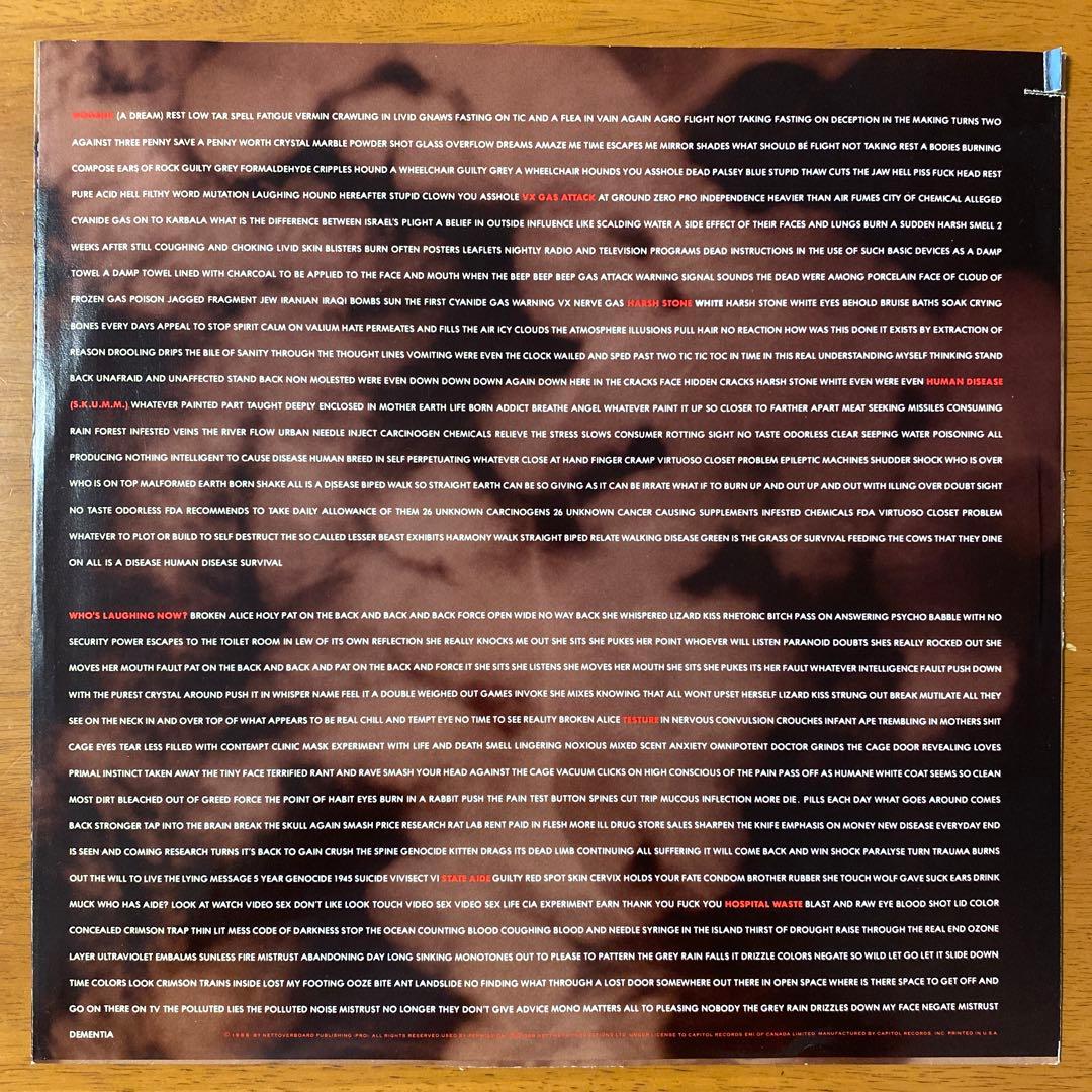 【希少盤】Skinny Puppy / VIVIsectVI　インダストリアル