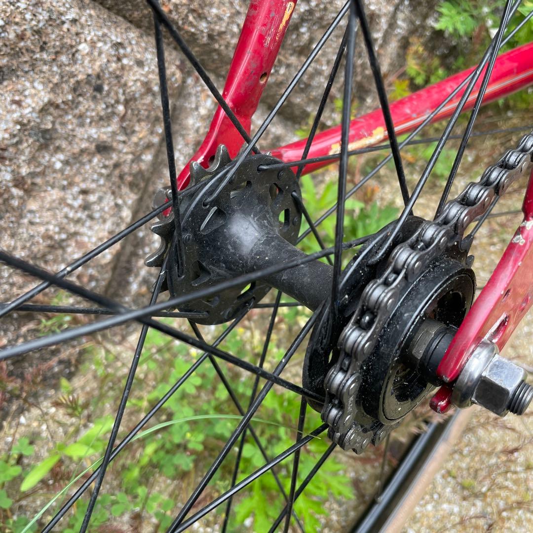 【直接引き取り】SCHWINN シングルスピードバイク レッド 700x35c