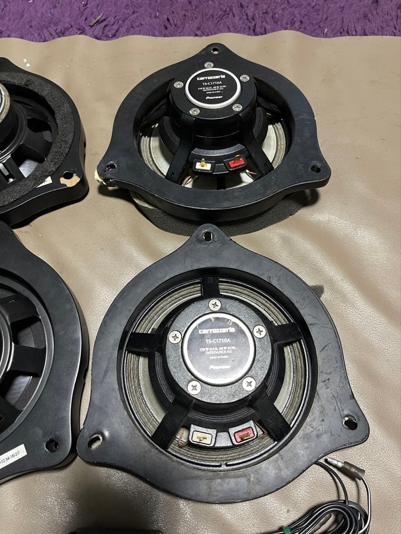 パイオニア カロッツェリア TS-C1710A バッフル付きセット。