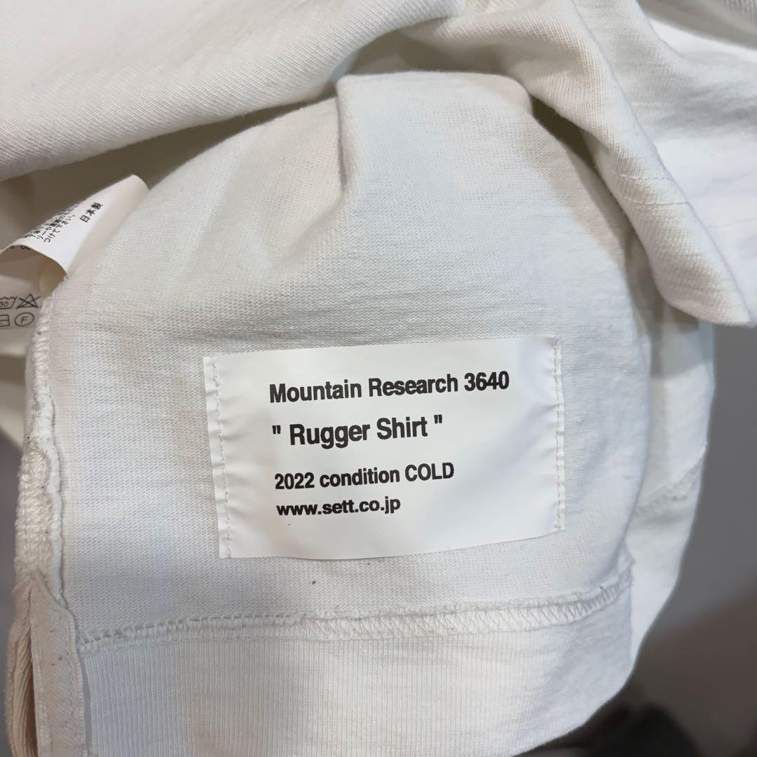 Mountain Research ラガーシャツ 動物刺繍 赤 RED