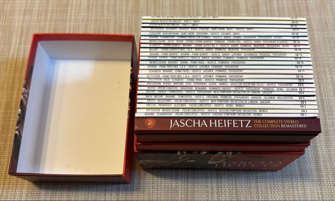 Jascha Heifetz 完全リマスタード 24枚組CDコレクション