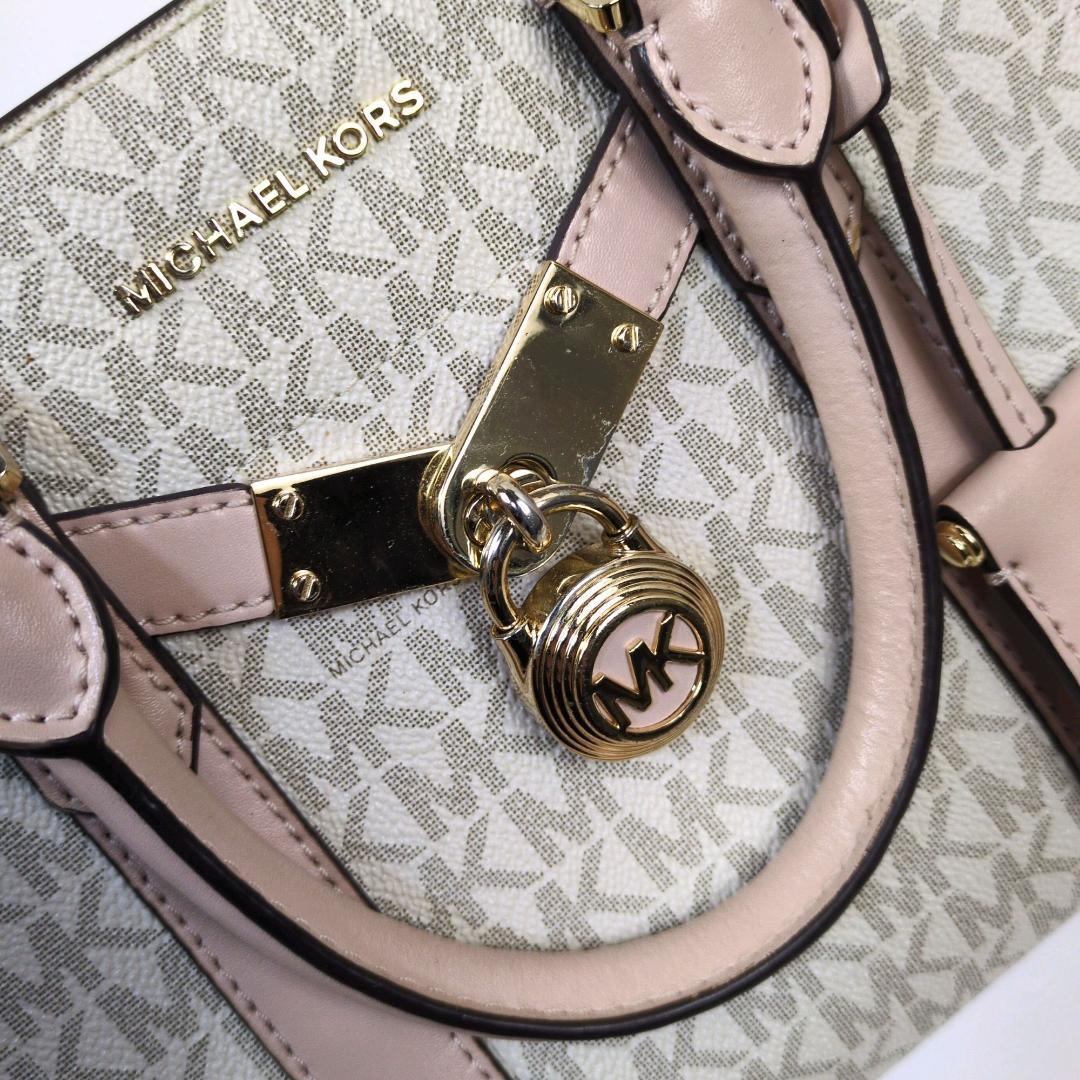 マイケルコース ショルダーバッグ ヌーボー ハミルトン ピンク 2way