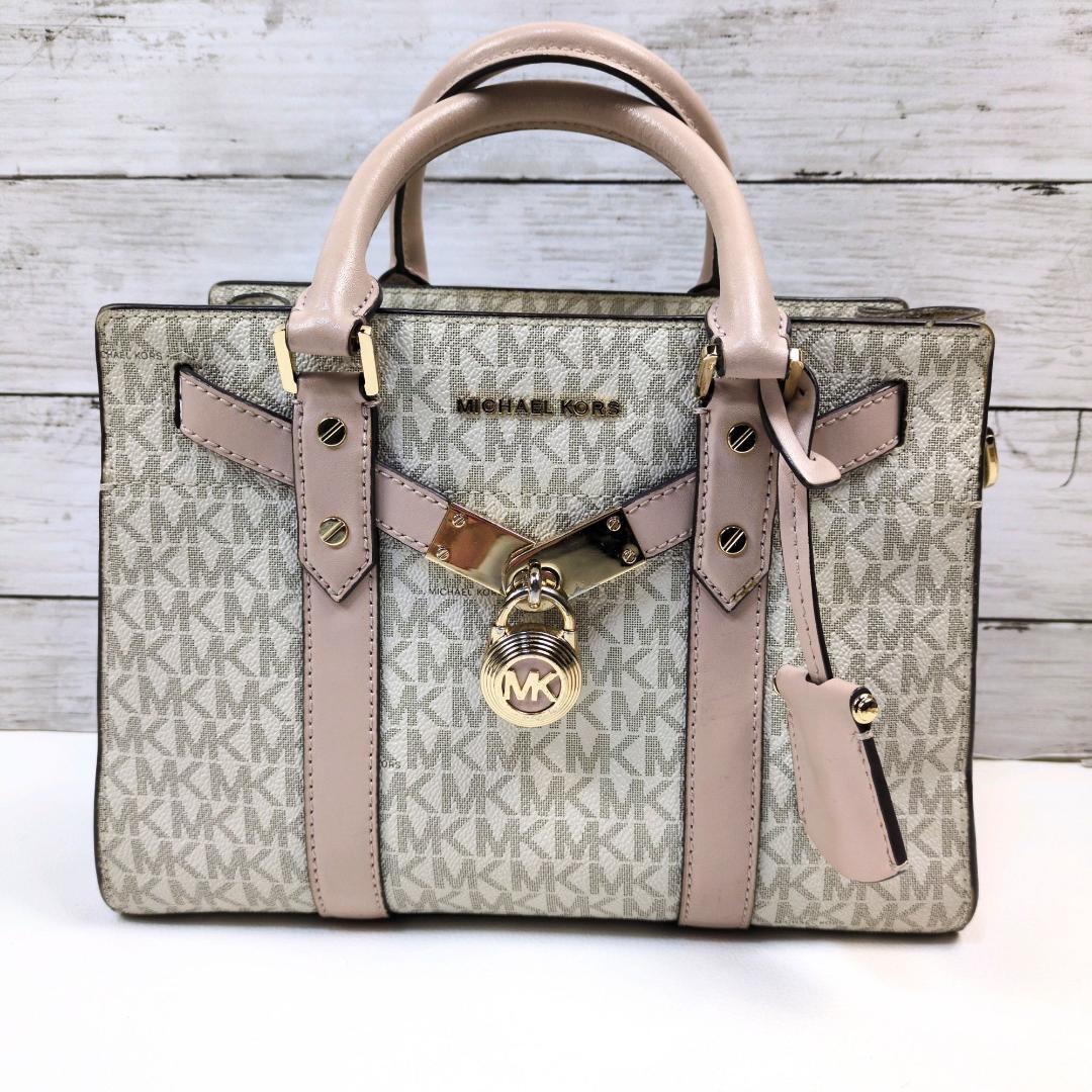 マイケルコース ショルダーバッグ ヌーボー ハミルトン ピンク 2way