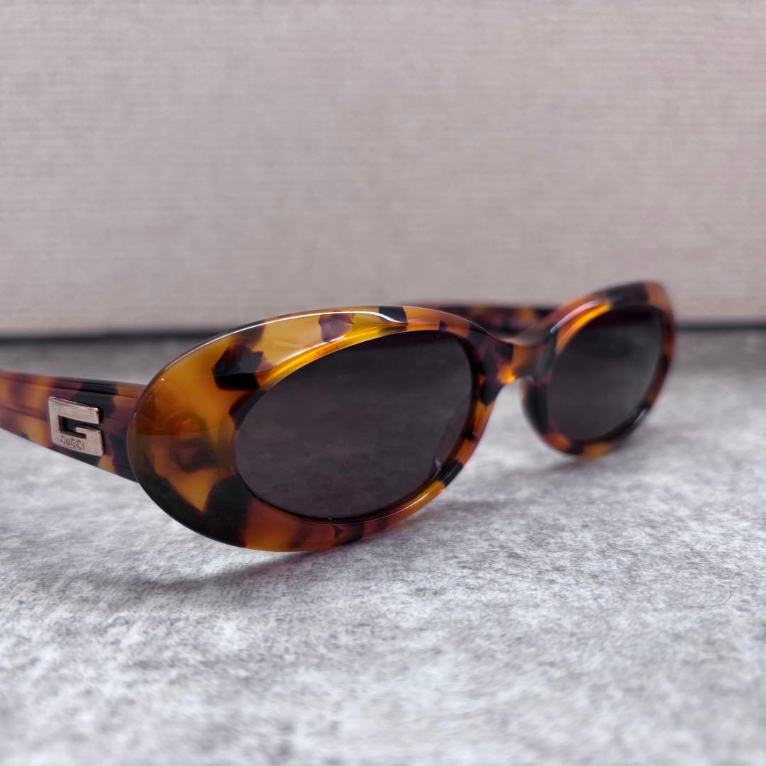 GUCCI グッチ サングラス GG2420 ベッコウ ブラウン オーバル 細め