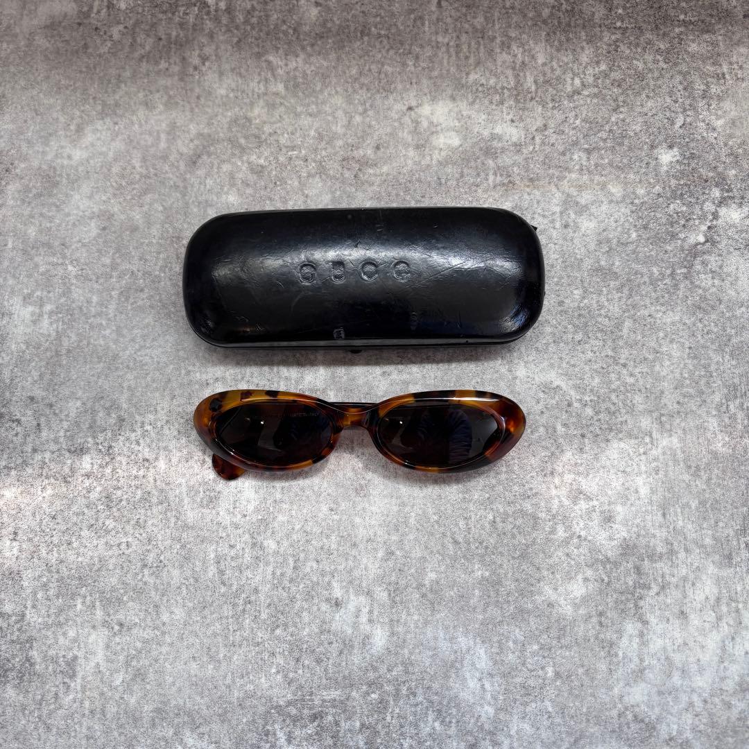 GUCCI グッチ サングラス GG2420 ベッコウ ブラウン オーバル 細め
