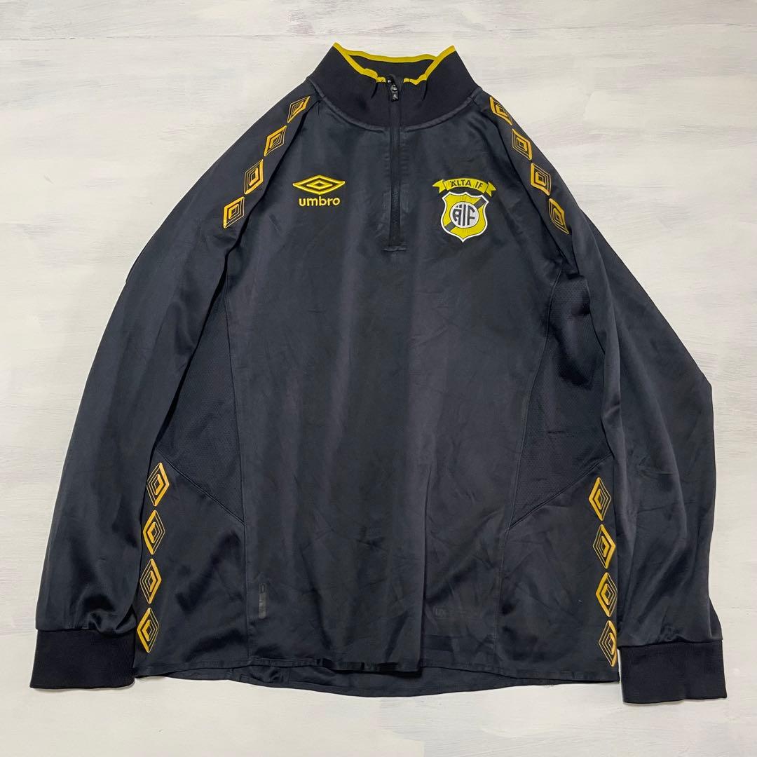 激レア　umbro ノルウェーリーグ　ALTA IF ハーフジップジャージ