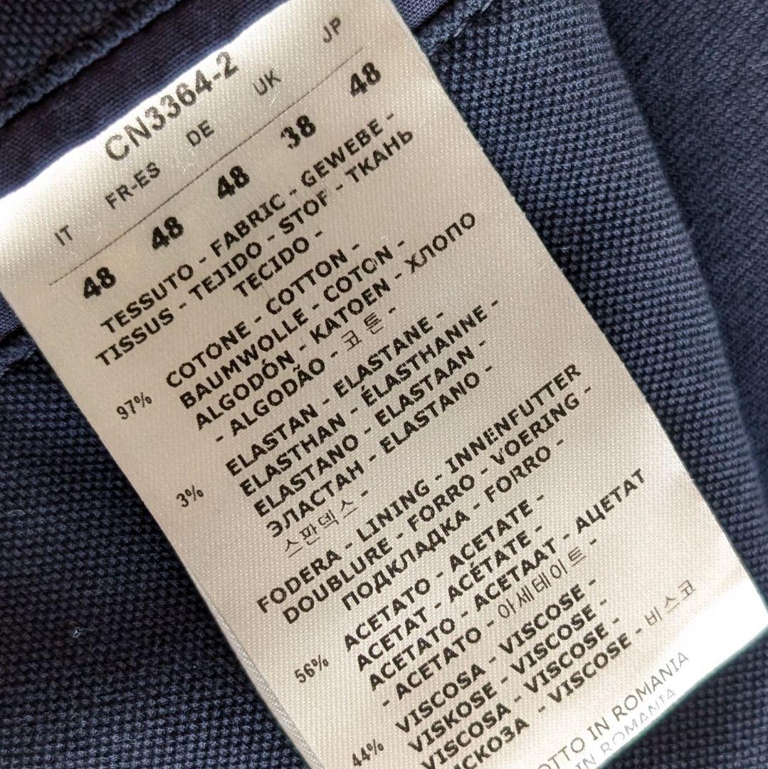 【近年モデル】CIRCOLO1901 鹿の子 ネイビージャケット ストレッチ