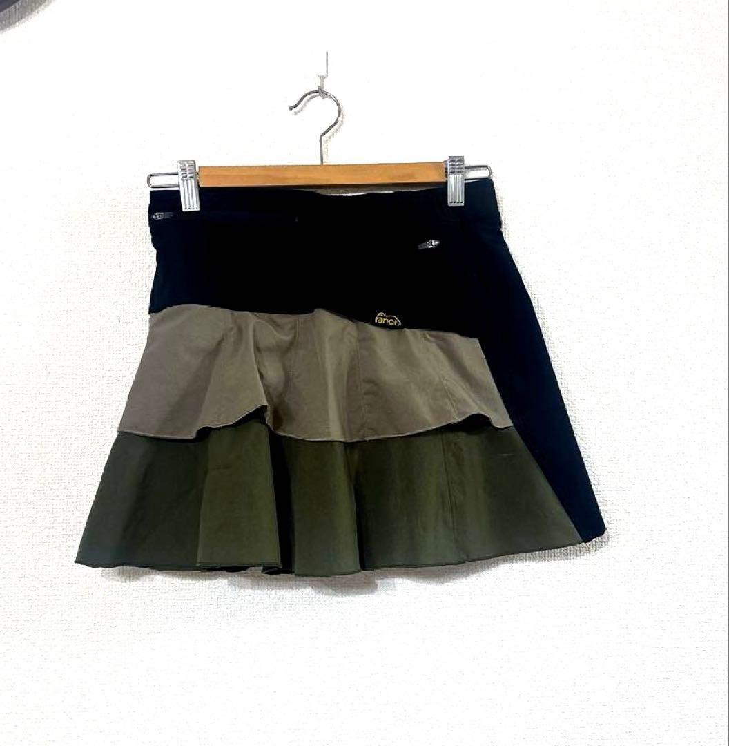 【美品】ranor☆ CRAZY FRILLS SKIRT☆Sサイズ（通常のM）