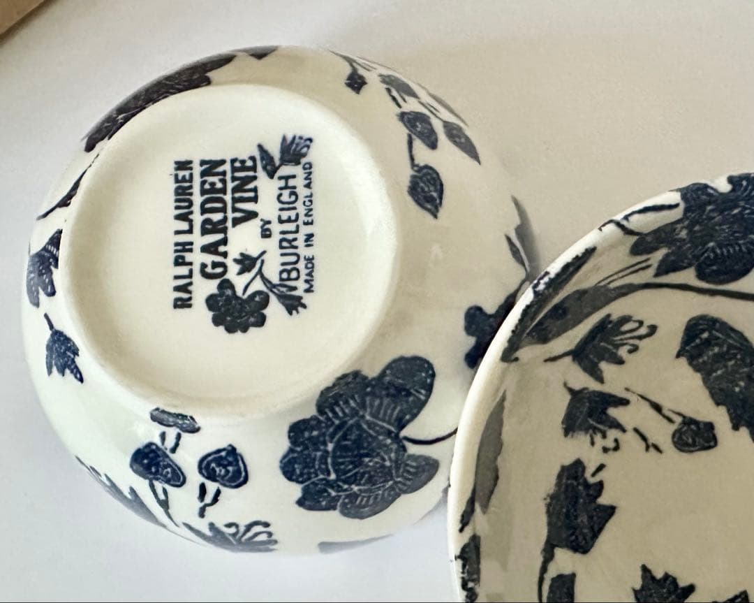 ま*り様 ラルフローレンburleigh ガーデンヴァイン シュガーボウルL2点