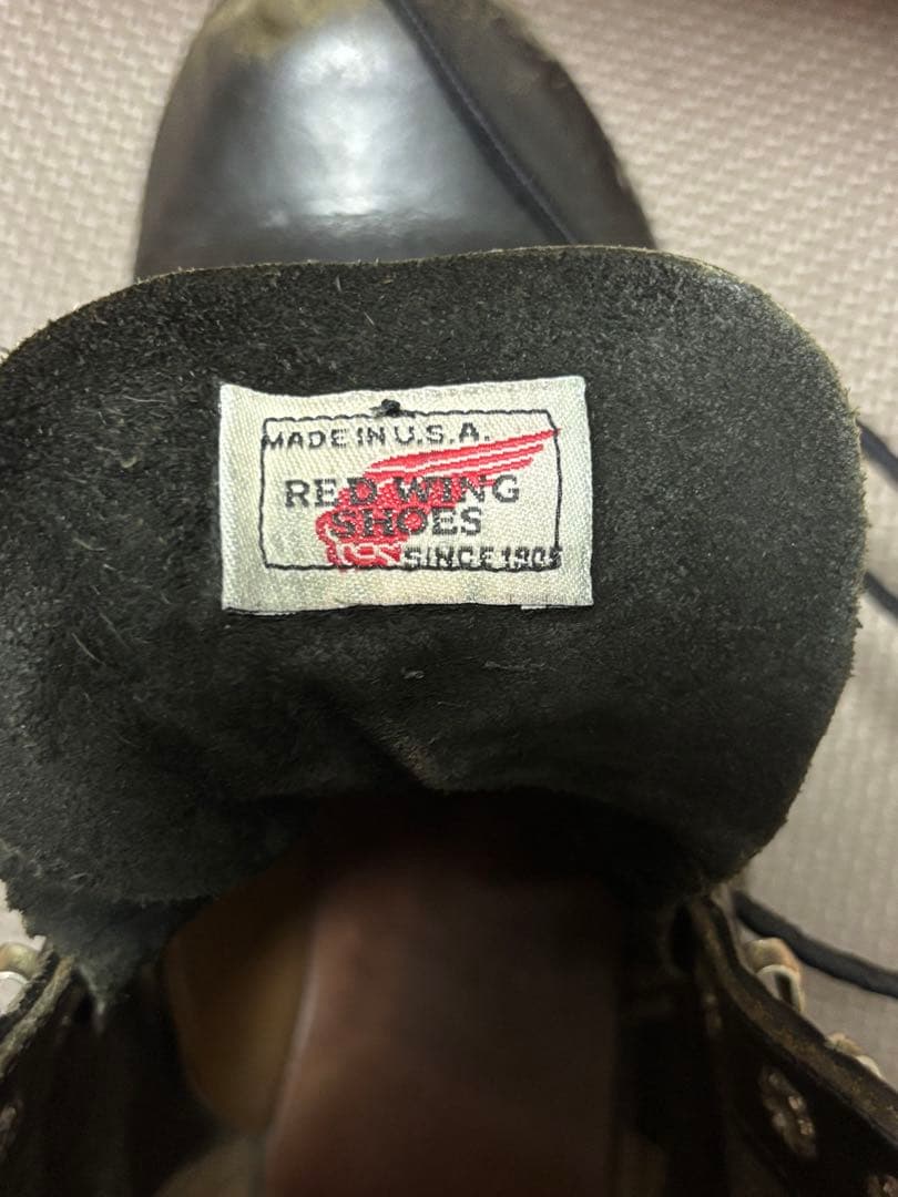 は*る様 90'sRed Wing Shoes ワークブーツ　黒