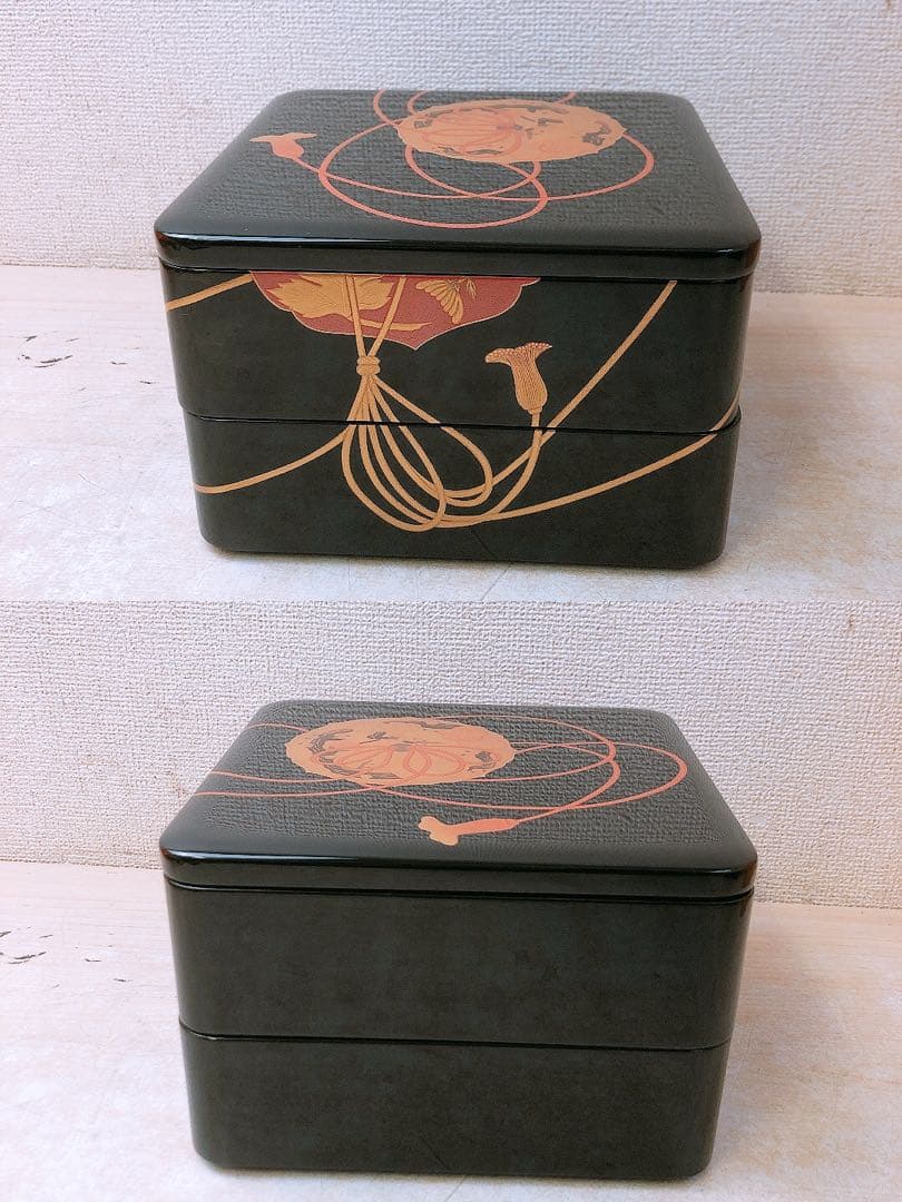 t*a様 美術漆器 若島屋謹製 輪島塗 四段重★重箱 和漆器 美術工芸品 伝統工