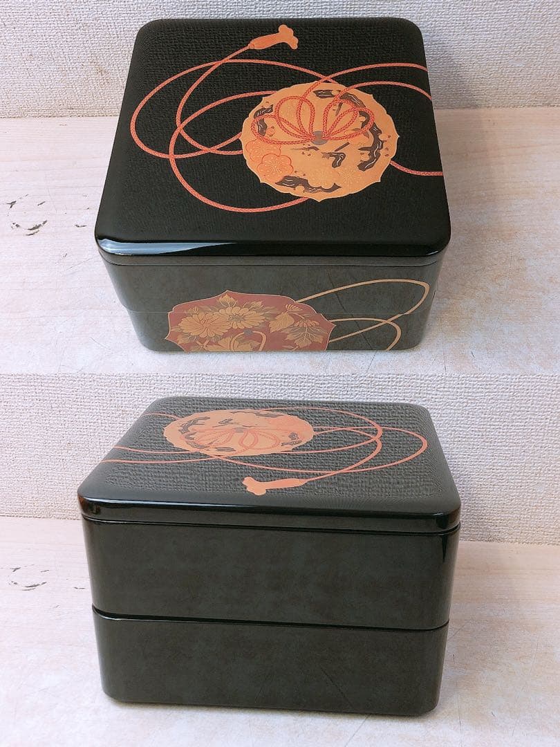 t*a様 美術漆器 若島屋謹製 輪島塗 四段重★重箱 和漆器 美術工芸品 伝統工