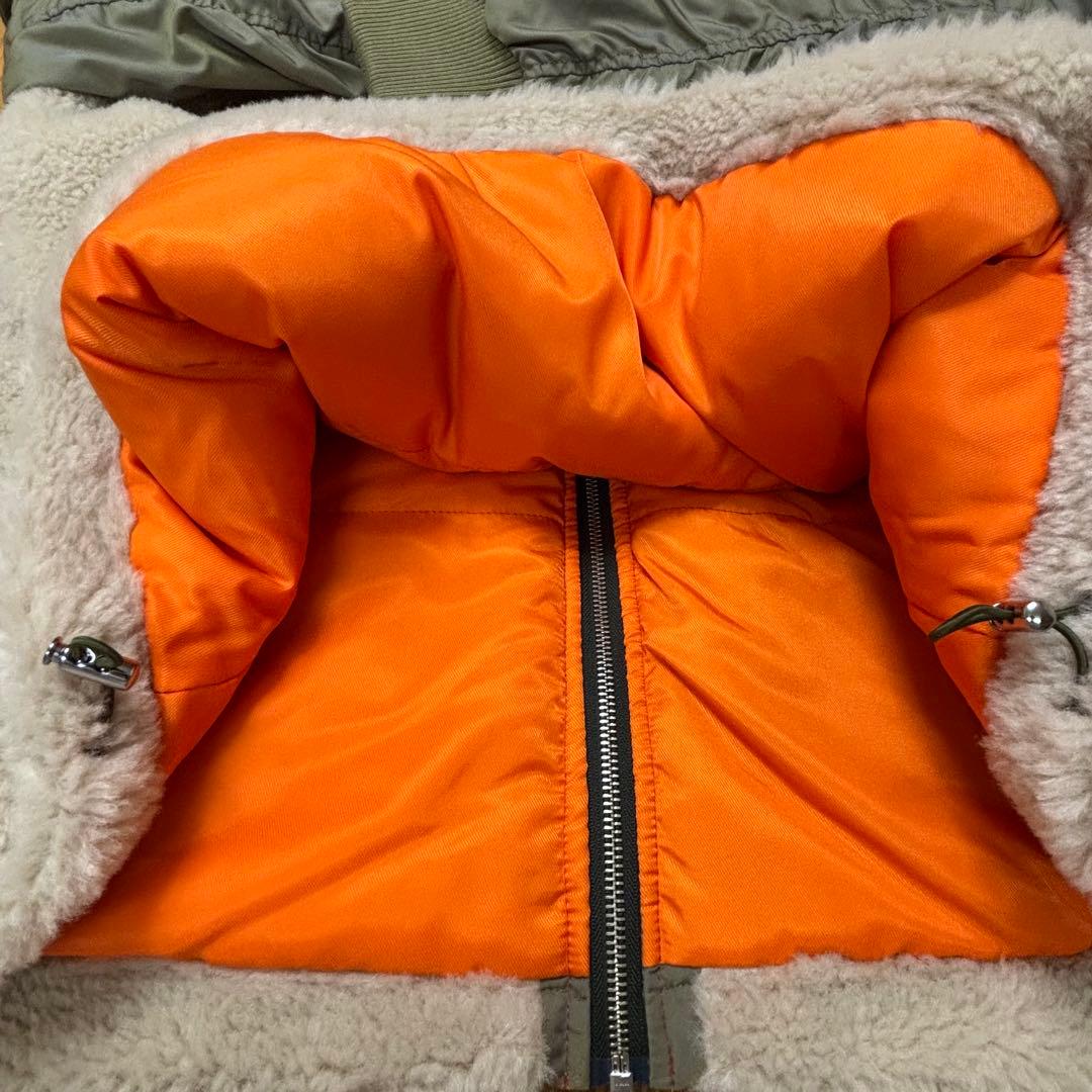 新品同様❇️定価4.2万MARECHAL TERRE ボア切替 MA-1風ブルゾン