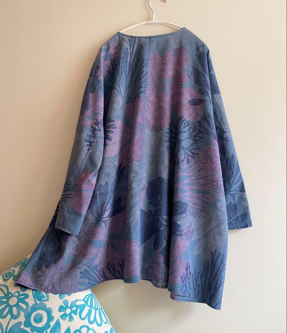 ババグーリ 「海藻」チュニックブラウス　羽織　ヨーガンレール