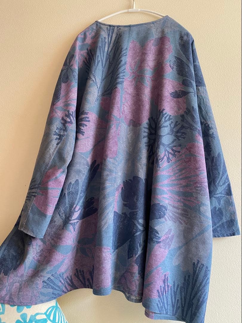 ババグーリ 「海藻」チュニックブラウス　羽織　ヨーガンレール