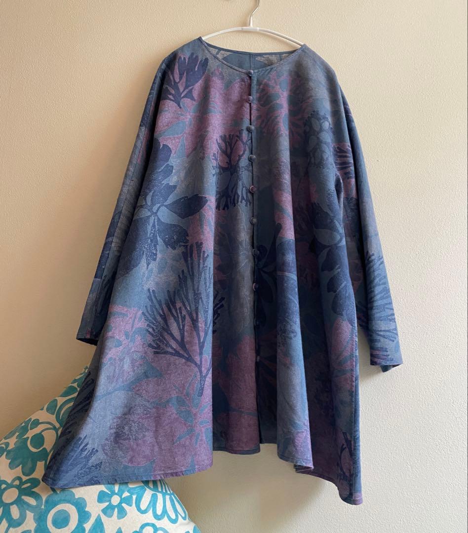 ババグーリ 「海藻」チュニックブラウス　羽織　ヨーガンレール