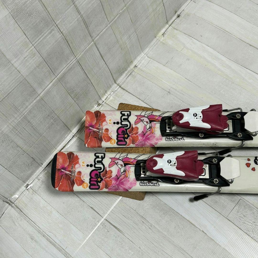 子どもスキーセット　Rossignol Fun Girl スキー板 訳あり