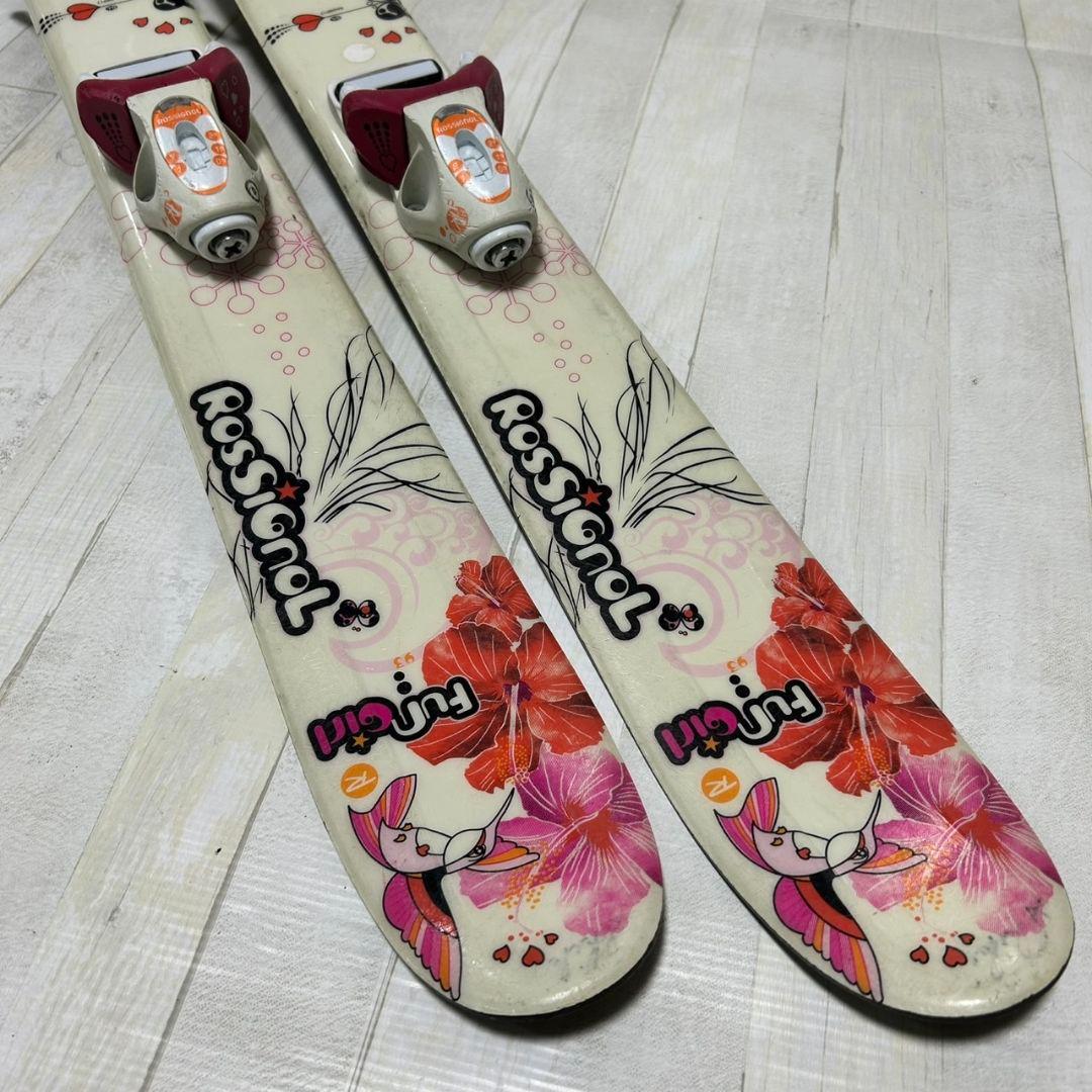 子どもスキーセット　Rossignol Fun Girl スキー板 訳あり